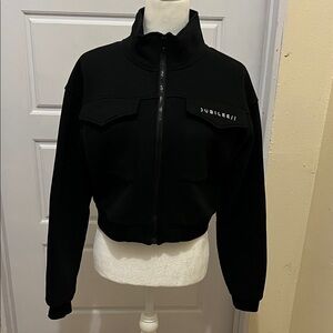 JUBILEE// Black Women's Zip Up Jacket